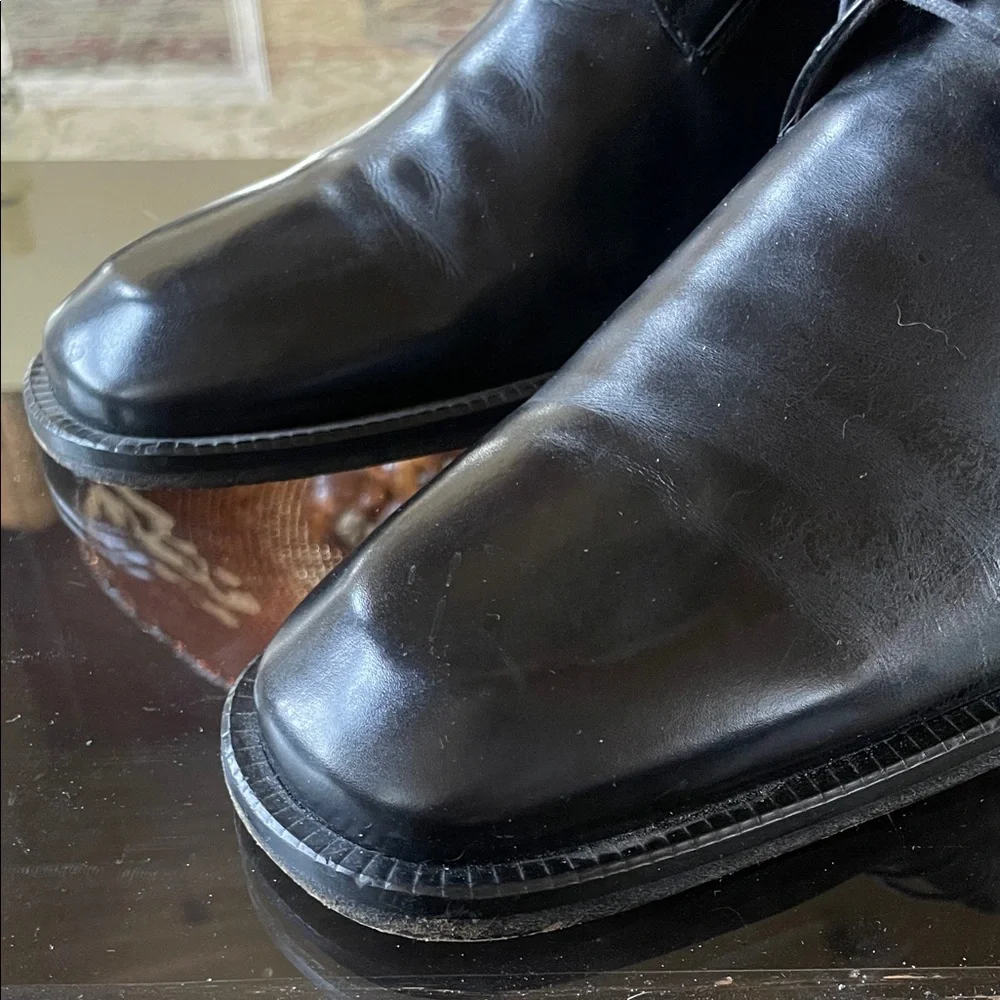Versace Classic V2 Authentic Men's Black Leather Boots Size 42.5 (Men’s US 9.5)
